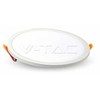 29W LED įmontuojama panelė V-TAC Trimless, apvali (4000K) dienos šviesa