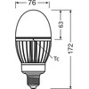 Ledvance 29W LED lemputė HQL, E27, baltos matinės sp., 4000K