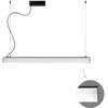 29W LED linijinis pakabinamas šviestuvas TUBE, juodas, 4000K, 900mm, 3919-00090-4-B-N