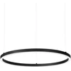 Ideal Lux Pakabinamas šviestuvas Oracle Slim Sp D050 Round 3000K Dali Bk