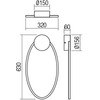 29W LED sieninis šviestuvas LEO, baltas, 3000/4000K, dimeriuojamas, 01-3294