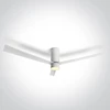 Lubinis šviestuvas 29W ventiliatorius su dimeriuojamu 15W LED šviestuvu, baltas, 3000/4000/5500K, 6322C/W/V