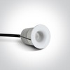 2W LED įleidžiamas šviestuvas, baltas, 3000K, 10101LA/W/W