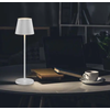 V-tac 2W LED įkraunamas stalinis šviestuvas, baltas, 3000K, dimeriuojamas, IP54, su belaidžio įkrovimo funkcija