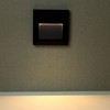 V-tac 2W LED paviršinis šviestuvas, juodas, 3000K, IP65