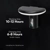 2W LED sieninis fasado šviestuvas su saulės baterija ir judesio davikliu, juodas, 3000K, IP54