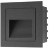 Sieninis šviestuvas 2W LED sieninis įleidžiamas šviestuvas XGHOST, matinės juodos sp., 3000K, IP65