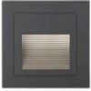 Sieninis šviestuvas 2W LED sieninis įleidžiamas šviestuvas XGHOST, matinės juodos sp., 3000K, IP65