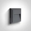 2W LED sieninis šviestuvas, antracito sp., 3000K