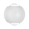 V-tac 2W LED sieninis šviestuvas, baltas, 4000K, IP54