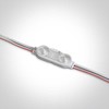 2x0,5W/5W/m LED modulis, IP65, tiekiamas 50 vnt. grandinėje, bendras ilgis 10m., 7840B/D