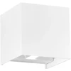 Sieninis šviestuvas 2x10W LED sieninis fasado šviestuvas ALFA, baltas, CCT, IP54