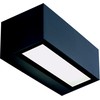 2x13W LED paviršinis lauko šviestuvas, tamsiai pilkas, 3000K, E261