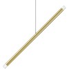 2x1W LED pakabinamas šviestuvas A-TUBE NANO DUO, aukso sp., 2700K, dimeriuojamas