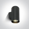 2x20W LED cilindro formos šviestuvas, antracito sp., 3000K, 67138L/AN/W
