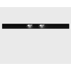 2x2W LED šviestuvas TUB XS A 22 į magnetinę sistemą IN_LINE, chromo sp., 3000K, 48V, 36°
