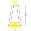 2x3W LED paviršinis lauko šviestuvas, baltas, 3000K, E156