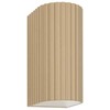 2x3W LED sieninis fasado šviestuvas, smėlio sp., 3000K, IP54, šviečia į viršų ir į apačią, E420