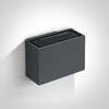 2x3W LED sieninis šviestuvas, antracito sp., 3000K, 67374/AN/W