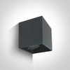 2x3W LED sieninis šviestuvas, antracito sp., 3000K, 67398C/AN/W