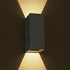2x3W LED sieninis šviestuvas, antracito sp., 3000K, 67398A/AN/W