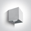 2x3W LED sieninis šviestuvas, baltas, 3000K, 67398C/W/W