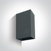 2x3W LED sieninis šviestuvas, antracito sp., 3000K, 67398A/AN/W