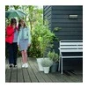 2x4,5W LED sieninis lauko šviestuvas PHILIPS BUSTAN, antracito sp., 2700K, IP44, su judesio davikliu