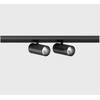 2x5W LED šviestuvas TUB S A X2 į magnetinę sistemą MINI_LINE 42, juodas, 3000K, dimeriuojamas