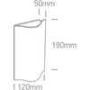 2x6W LED paviršinis lauko šviestuvas, baltas, 3000K, 67422A/W/W