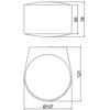 2x6W LED sieninis šviestuvas ANIA, antracito sp., 3000K, IP65, A2060100GR