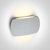 2x6W LED sieninis šviestuvas, baltas, 3000K, 67378A/W/W