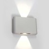 2x6W LED sieninis šviestuvas, baltas, 3000K, 67412/W/W