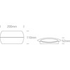 2x6W LED sieninis šviestuvas, baltas, 3000K, 67378A/W/W