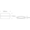 2x6W LED sieninis šviestuvas, antracito sp., 3000K, 67378A/AN/W