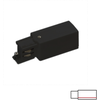 3 fazių bėgelių dešinysis sujungimas, juodas, 6CON411601DN