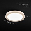 Lubinis šviestuvas 30/60W LED paviršinis šviestuvas, aukso sp., 3000-6500K, dimeriuojamas