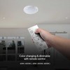 Lubinis šviestuvas V-tac 30/60W LED paviršinis šviestuvas, baltas, 3000/4000/6500K, dimeriuojamas, CYCLONE dangtelis