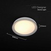 Lubinis šviestuvas 30/60W LED paviršinis šviestuvas, juodos sp., 3000-6500K, dimeriuojamas