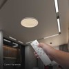 Lubinis šviestuvas 30/60W LED paviršinis šviestuvas, rudos sp., 3000-6500K, dimeriuojamas