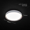 Lubinis šviestuvas 30/60W LED paviršinis šviestuvas, rudos sp., 3000-6500K, dimeriuojamas
