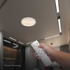 Lubinis šviestuvas 30/60W LED paviršinis šviestuvas, rudos sp., 3000-6500K, dimeriuojamas