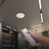 Lubinis šviestuvas 30/60W LED paviršinis šviestuvas, tamsios medžio sp., 3000-6500K, dimeriuojamas