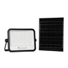 300W LED prožektorius su saulės baterija, juodas, 2000-8000K, dimeriuojamas