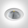 30W LED įleidžiamas šviestuvas, baltas, 3000K, 10130CA/W/W