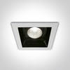 30W LED įleidžiamas šviestuvas, baltas, 4000K, 50130B/W/C