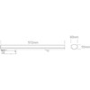 30W LED linijinis šviestuvas į 3 fazių bėgelį, baltas, 3000/3500/4000K, 65664AT/W/V