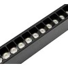 Pakabinamas šviestuvas Bikuvalt 30W LED linijinis šviestuvas LORIEN, 120cm, juodas, 4000K, 52°, UGR19