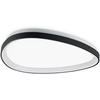 30W LED lubinis šviestuvas GEMINI, juodas, 4000K, 372075