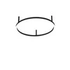 Ideal Lux Lubinis šviestuvas Oracle Slim Pl D050 Round Bk 3000K